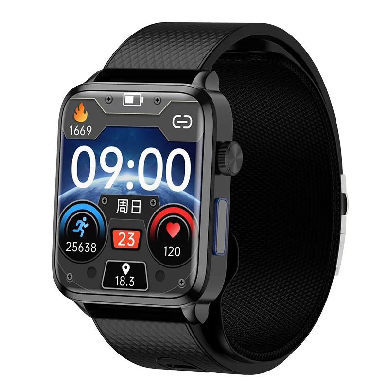 Healthy Smart Watch for Adult Track Your Health Real Time ECG BP TPU Band  1.83inch Full Touch Screen Air PumpSmartw